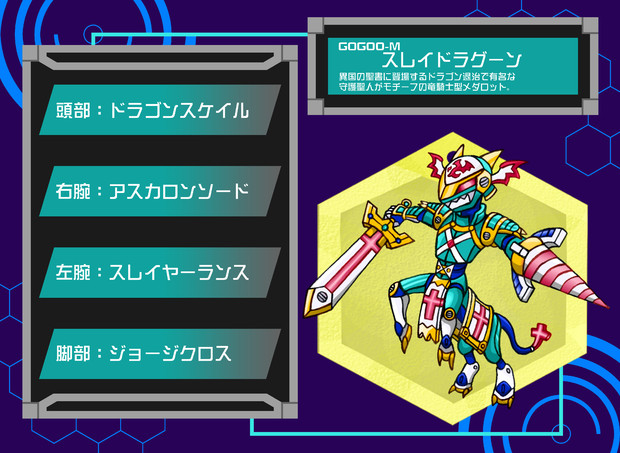 竜騎士型メダロット スレイドラグーン 鳥トカゲ さんのイラスト ニコニコ静画 イラスト