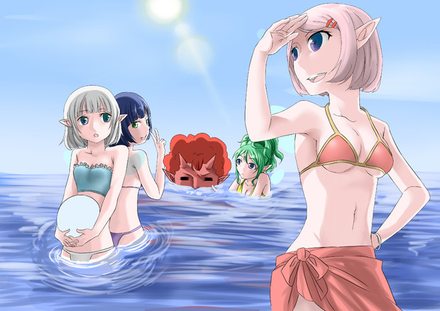 Dqx 夏だ そろそろ水着イベだ かんむり さんのイラスト ニコニコ静画 イラスト
