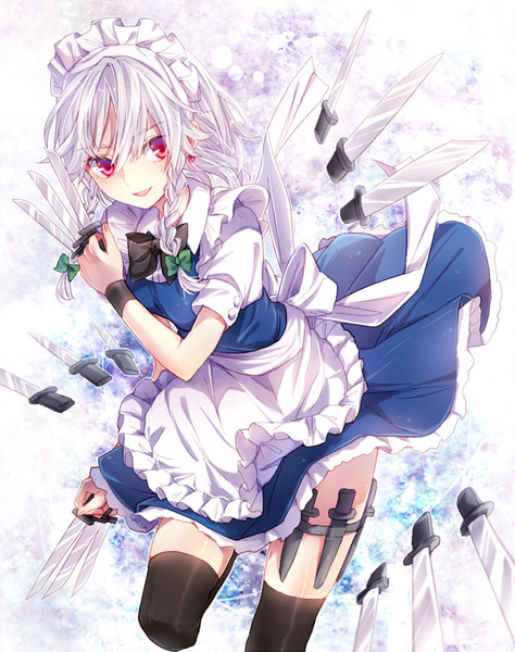 ナイフ投げの少女 Kurami さんのイラスト ニコニコ静画 イラスト