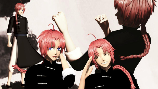 Mmd銀魂 Ruxu式神威 モデル配布あり Ruxu さんのイラスト ニコニコ静画 イラスト