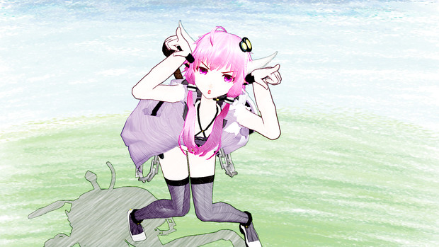 あらぶる牛のポーズ ほたるん さんのイラスト ニコニコ静画 イラスト
