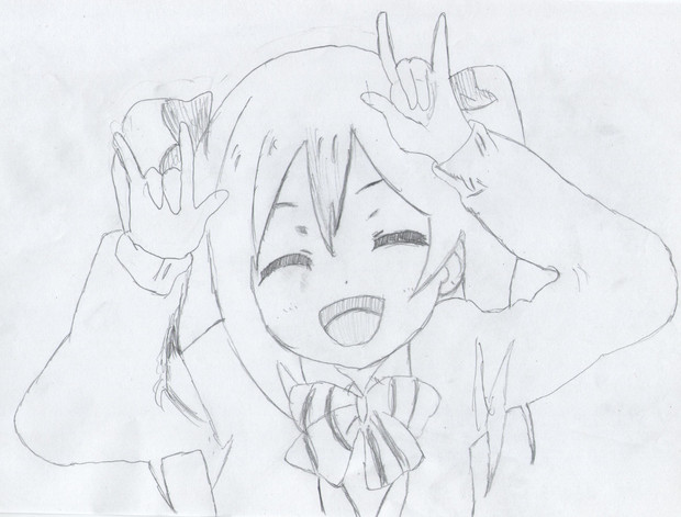 にこちゃんを描いてみた ラブライブ 第三弾 ユー さんのイラスト ニコニコ静画 イラスト