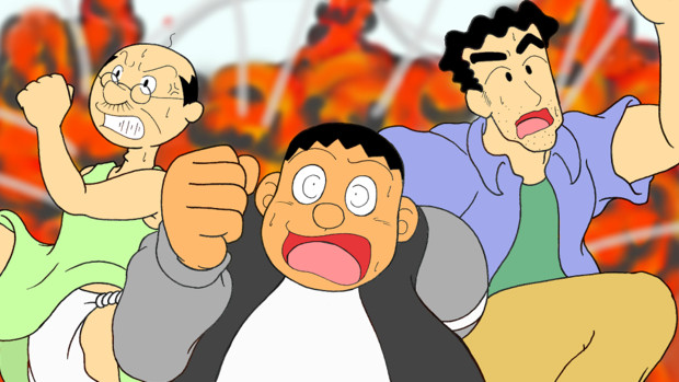 ジャイアンの奇妙な冒険 本家ﾊﾞｰｼﾞｮﾝ どら さんのイラスト ニコニコ静画 イラスト
