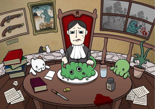 ラヴクラフト御大の休日 Goking さんのイラスト ニコニコ静画 イラスト