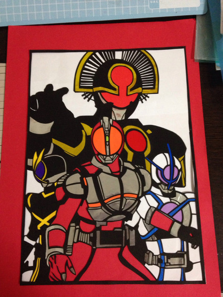 【切り絵】仮面ライダー555 パラダイスロスト