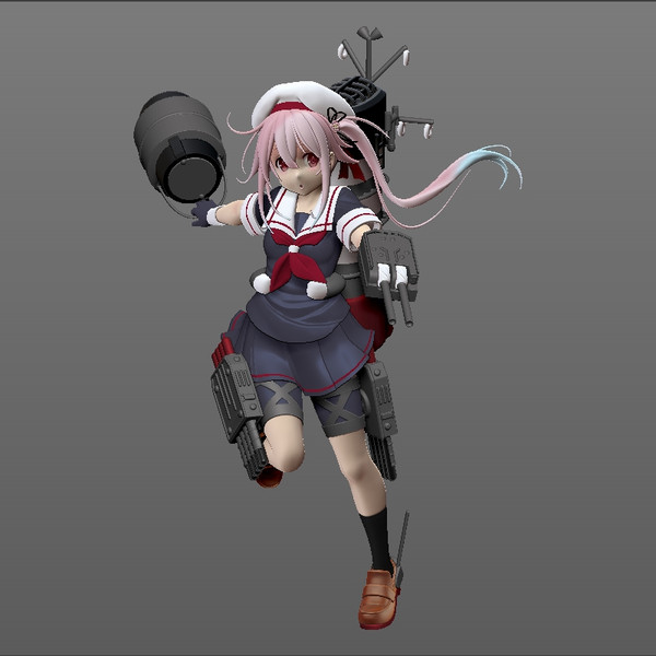 艦これ 春雨 フィギュアのデジタル原型製作中 スーパーバイザー さんのイラスト ニコニコ静画 イラスト