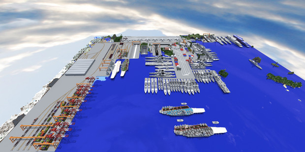 Minecraft まほろば帝国 海軍基地 そーま さんのイラスト ニコニコ静画 イラスト