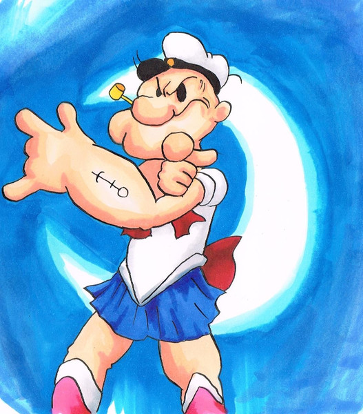 Popeye The Sailormoon せびれう さんのイラスト ニコニコ静画 イラスト