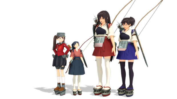 Mmd艦これ 一航戦と元 一航戦 たすく 蒼き新星 さんのイラスト ニコニコ静画 イラスト
