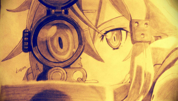 シノン Ggo シャーペン模写 うぉーかー さんのイラスト ニコニコ静画 イラスト
