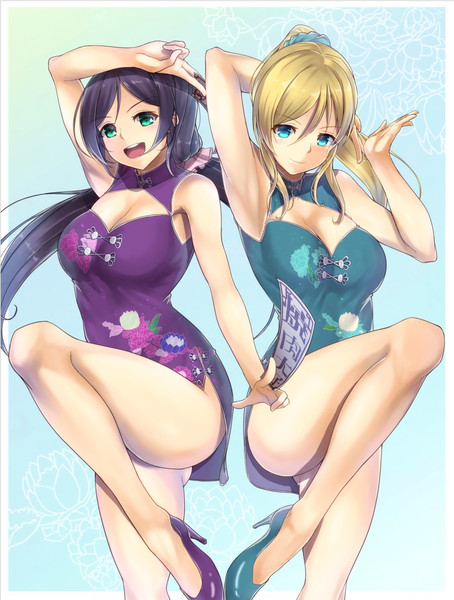スクフェスのドスケベチャイナドレス 山折 さんのイラスト ニコニコ静画 イラスト