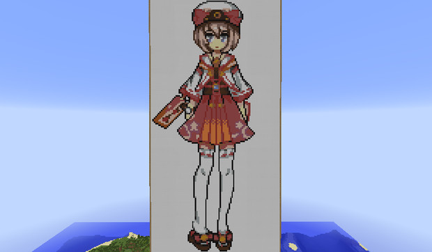 Minecraft 超次元ネプテューヌ ブラン 神次元 ドット絵 参考物有 ぴくしす さんのイラスト ニコニコ静画 イラスト