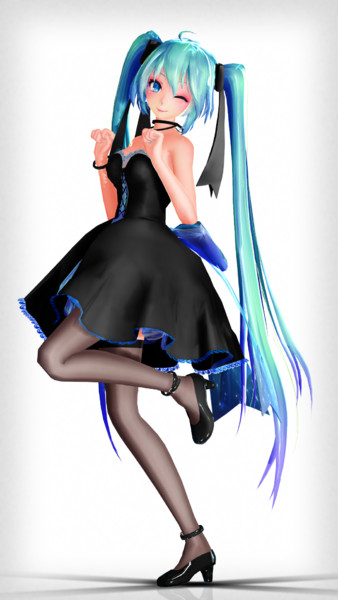 Mmd Tda 初音ミク 威風堂々 ダウンロード Amanehatsura さんのイラスト ニコニコ静画 イラスト