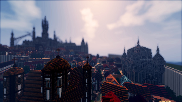 Minecraft 魔法都市 途中経過5 Nothdog さんのイラスト ニコニコ静画 イラスト