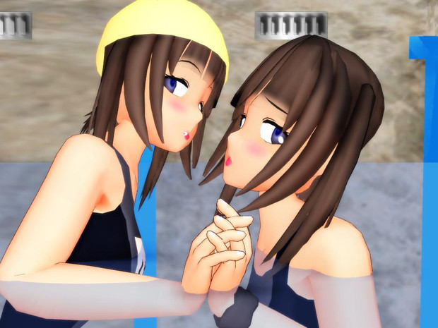 Mmd 真夏のホモくれ音源 Mmdモデル配布 Malugo さんのイラスト ニコニコ静画 イラスト