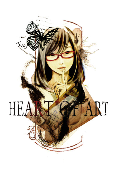 赤い眼鏡の女の子 Mitsuru さんのイラスト ニコニコ静画 イラスト