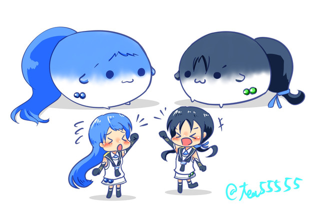 ワンドロ すくすく涼風 五月雨 Tea さんのイラスト ニコニコ静画 イラスト