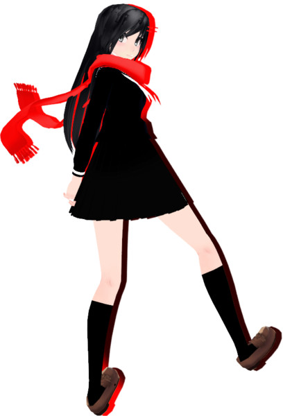Mmdカゲプロ 楯山 文乃 モデル配布 Sapphirerosechan さんのイラスト ニコニコ静画 イラスト
