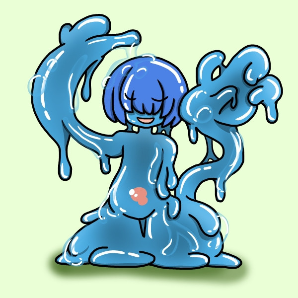 スライム娘 繁殖期 うさちい さんのイラスト ニコニコ静画 イラスト