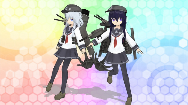 536式改変 暁 響 Mmdモデル配布あり 9639派 Same さんのイラスト ニコニコ静画 イラスト