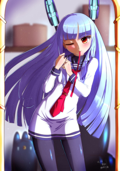 鏡の前の叢雲ちゃん