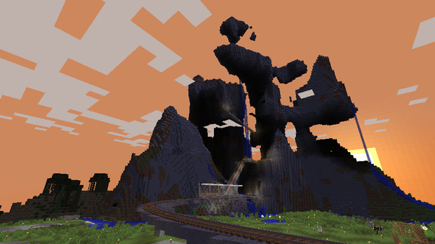 Minecraft Rtm ローカル鉄道のある風景 Kh 000 さんのイラスト ニコニコ静画 イラスト