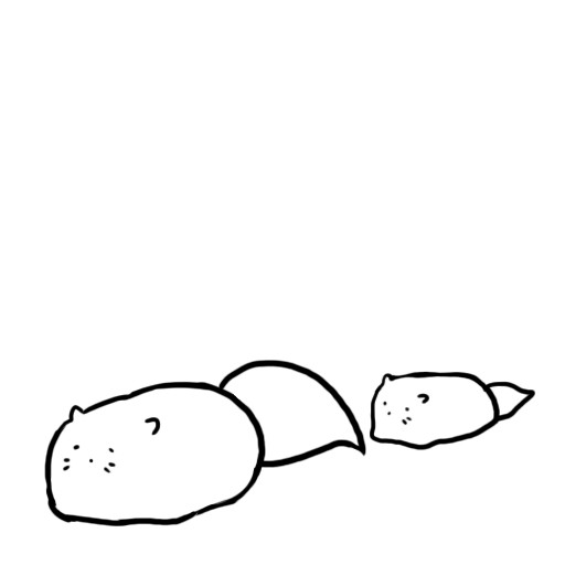 ぴょんと飛びついて尻尾振る 白猫空想迷走 さんのイラスト ニコニコ静画 イラスト