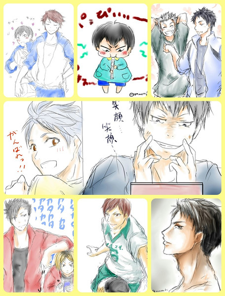 ハイキュー Nicosub静画