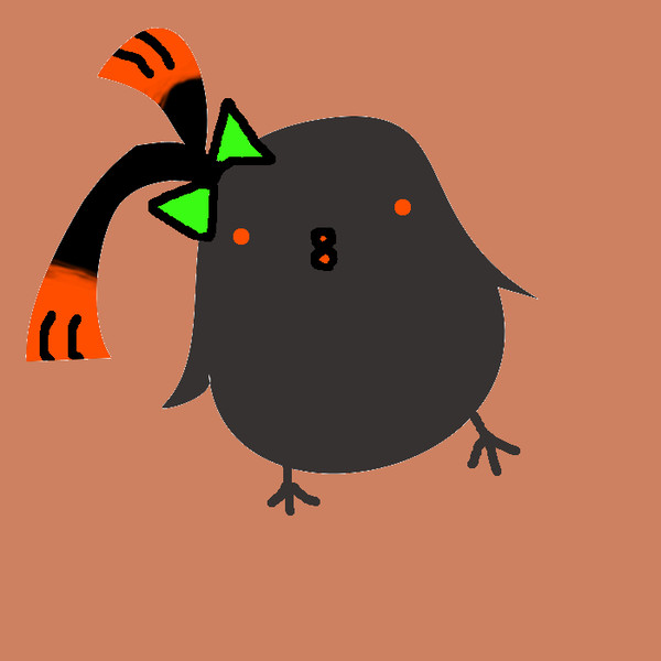 黒い小鳥 ニコニコ静画 イラスト