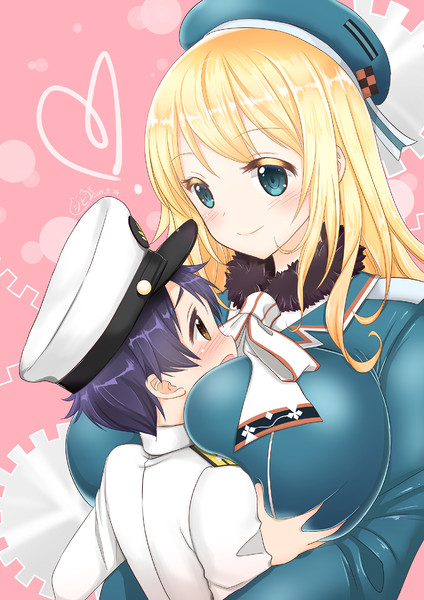 愛宕とショタ提督 Honeyshibi さんのイラスト ニコニコ静画 イラスト
