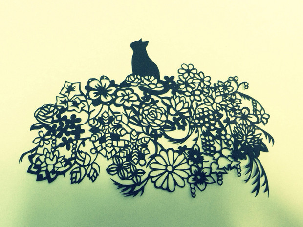 花と猫 つるとんたん さんのイラスト ニコニコ静画 イラスト