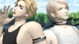 【MMD装飾アクセサリ】2連革アクセ