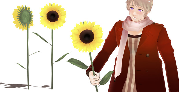 向日葵モデル配布 37 さんのイラスト ニコニコ静画 イラスト