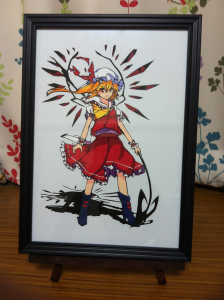 カラー切り絵 フランドール スカーレット めつ さんのイラスト ニコニコ静画 イラスト