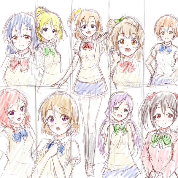 落書きラブライブ Takenoaki さんのイラスト ニコニコ静画 イラスト