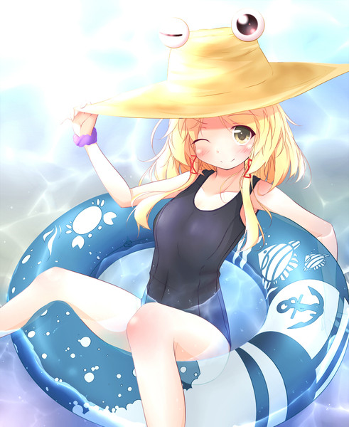 水着諏訪子様 Popomoo さんのイラスト ニコニコ静画 イラスト