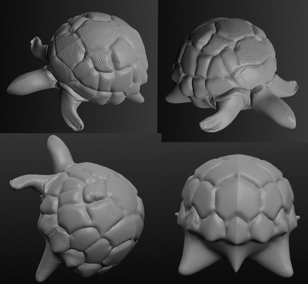 ３d練習中 謎のカメ編 Tk8 さんのイラスト ニコニコ静画 イラスト