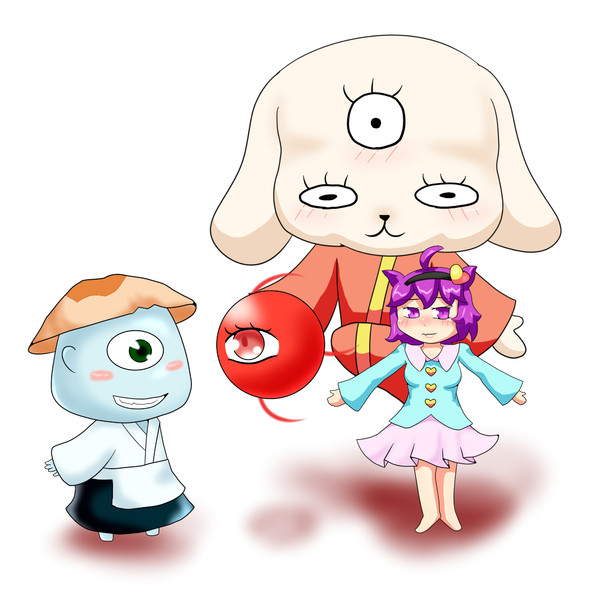 一つ目小僧とサードアイ あぷさらす さんのイラスト ニコニコ静画 イラスト