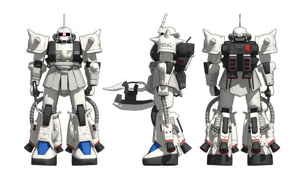 Ms 06r 1a シン マツナガ大尉代替機 Ver 1 0 Zakoneko ガンダム系 さんのイラスト ニコニコ静画 イラスト