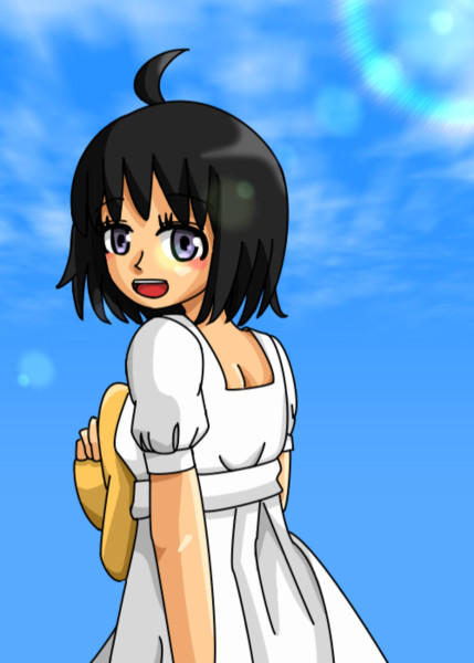 振り向き千佳ちゃん リリー さんのイラスト ニコニコ静画 イラスト