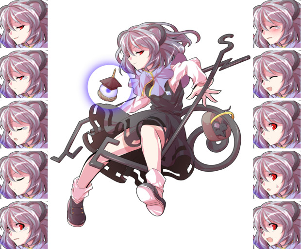 バトルっぽいナズさん立ち絵 表情差分 はるか さんのイラスト ニコニコ静画 イラスト