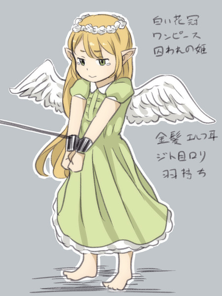囚われの有翼エルフのお姫様 ちーくん さんのイラスト ニコニコ静画 イラスト