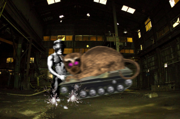 サイクロップス先輩vs淫獣戦車