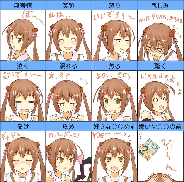 表情練習 Nicosub静画