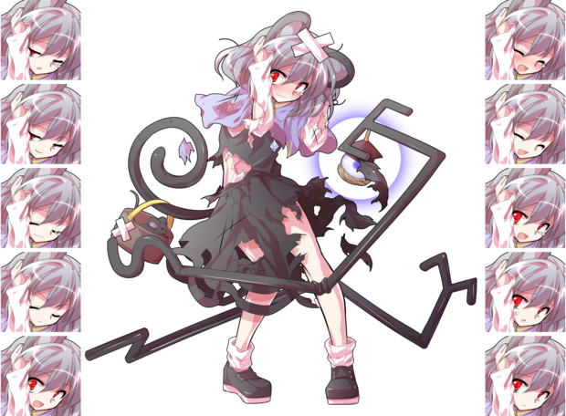 やられナズさん立ち絵 表情差分 はるか さんのイラスト ニコニコ静画 イラスト