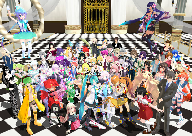 Vocaloid All Star In Mmd 14ver 創端 桔梗 さんのイラスト ニコニコ静画 イラスト