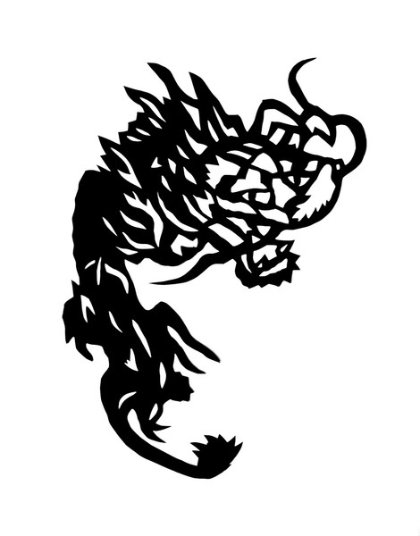 龍 切り絵 Tuge9999 さんのイラスト ニコニコ静画 イラスト