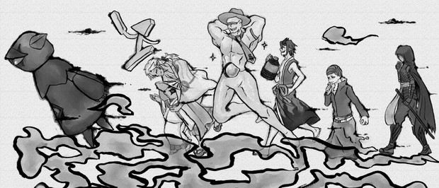 百鬼夜行絵巻 こめつが さんのイラスト ニコニコ静画 イラスト