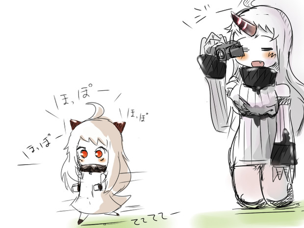 ほっぽちゃんと港湾さん ぴーたん ずくなし さんのイラスト ニコニコ静画 イラスト