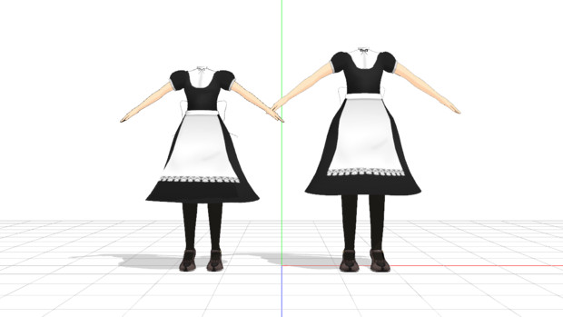 着せ替え用メイド服 いずみかん さんのイラスト ニコニコ静画 イラスト